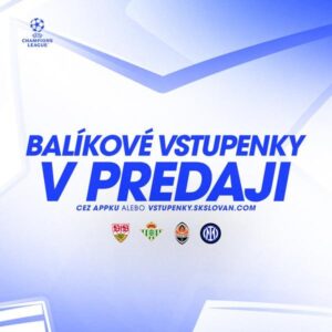 Balíček vstupeniek na Ligu majstrov 2026/2027